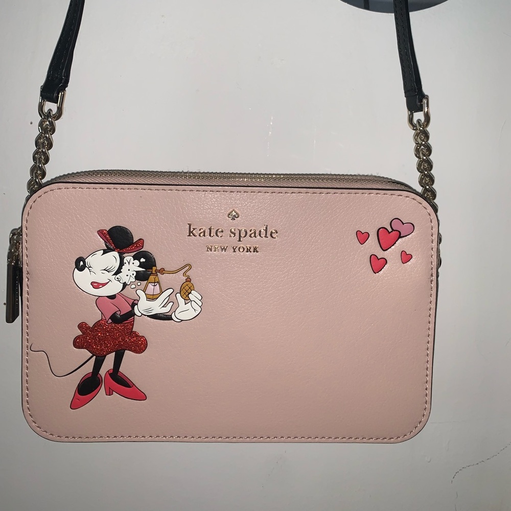 Kate Spade Minnie Mouse double zip crossbody